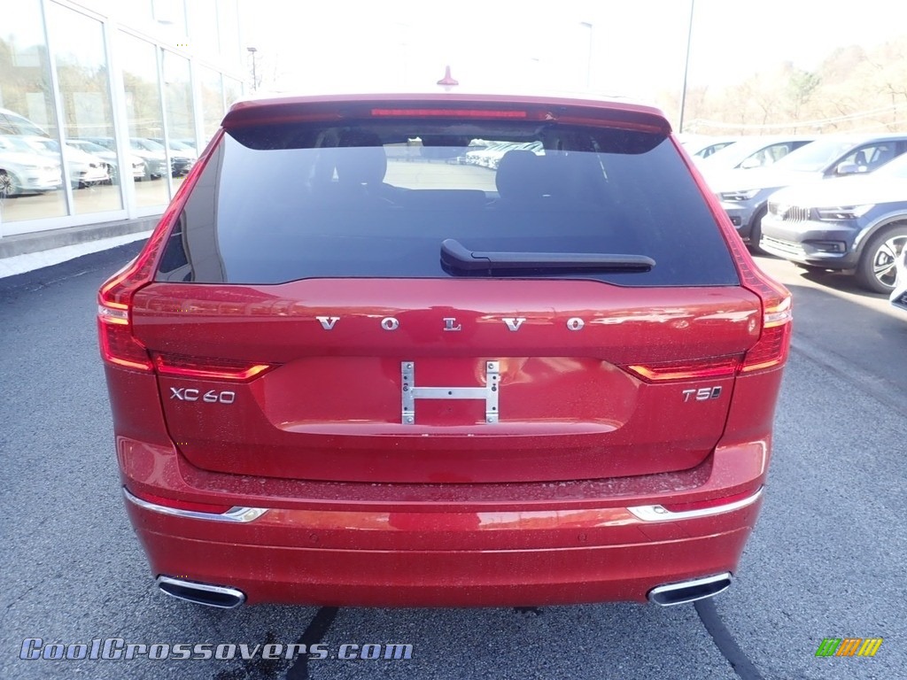 2021 XC60 T5 AWD Inscription - Fusion Red Metallic / Blonde/Charcoal photo #3