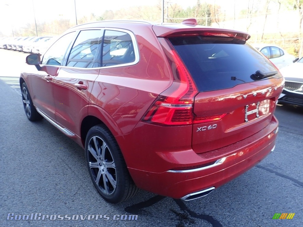 2021 XC60 T5 AWD Inscription - Fusion Red Metallic / Blonde/Charcoal photo #4