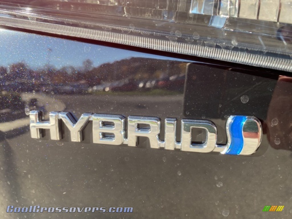 2021 Highlander Hybrid Platinum AWD - Midnight Black Metallic / Black photo #34