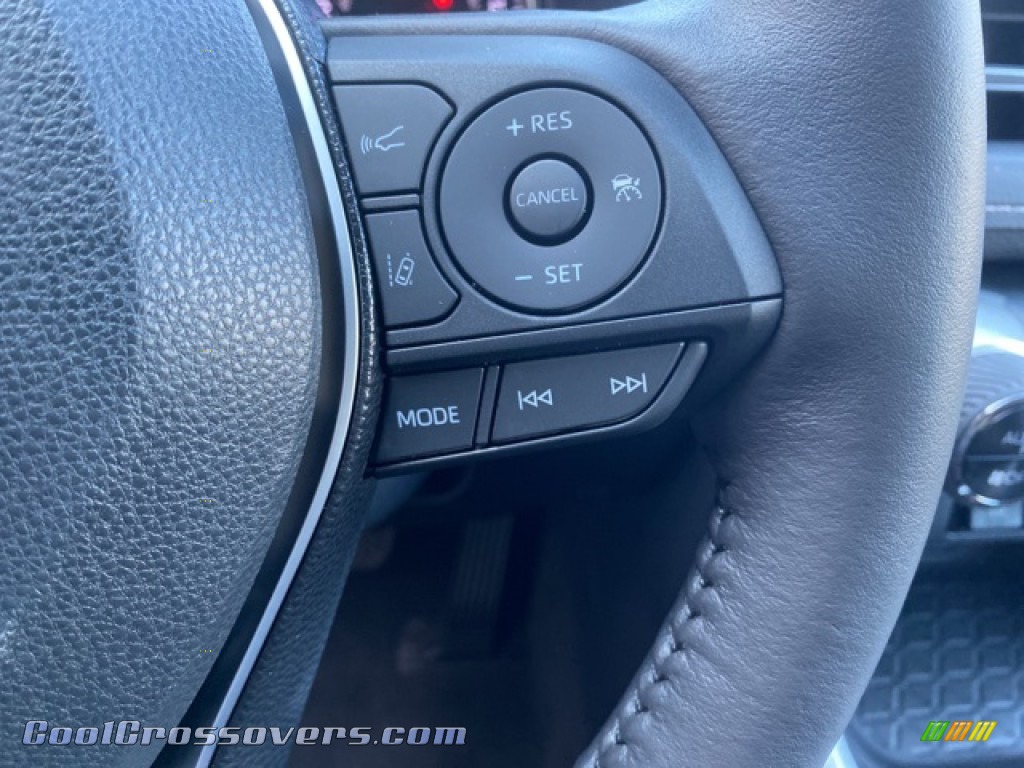 2021 RAV4 XLE Premium AWD - Blizzard White Pearl / Black photo #7