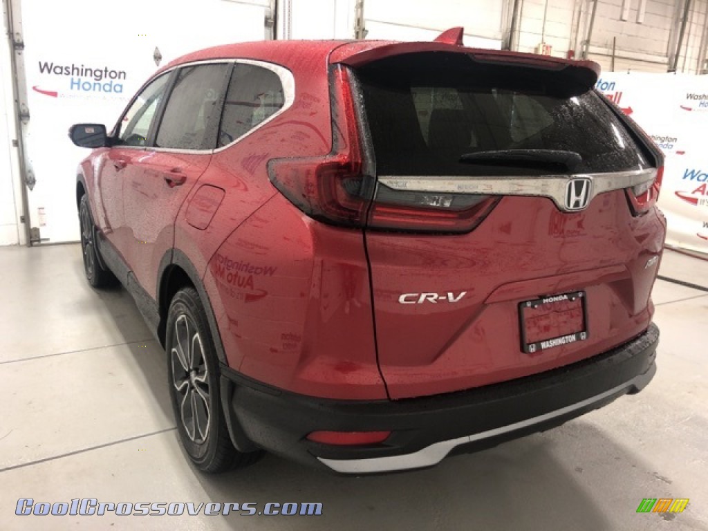2021 CR-V EX - Radiant Red Metallic / Gray photo #3