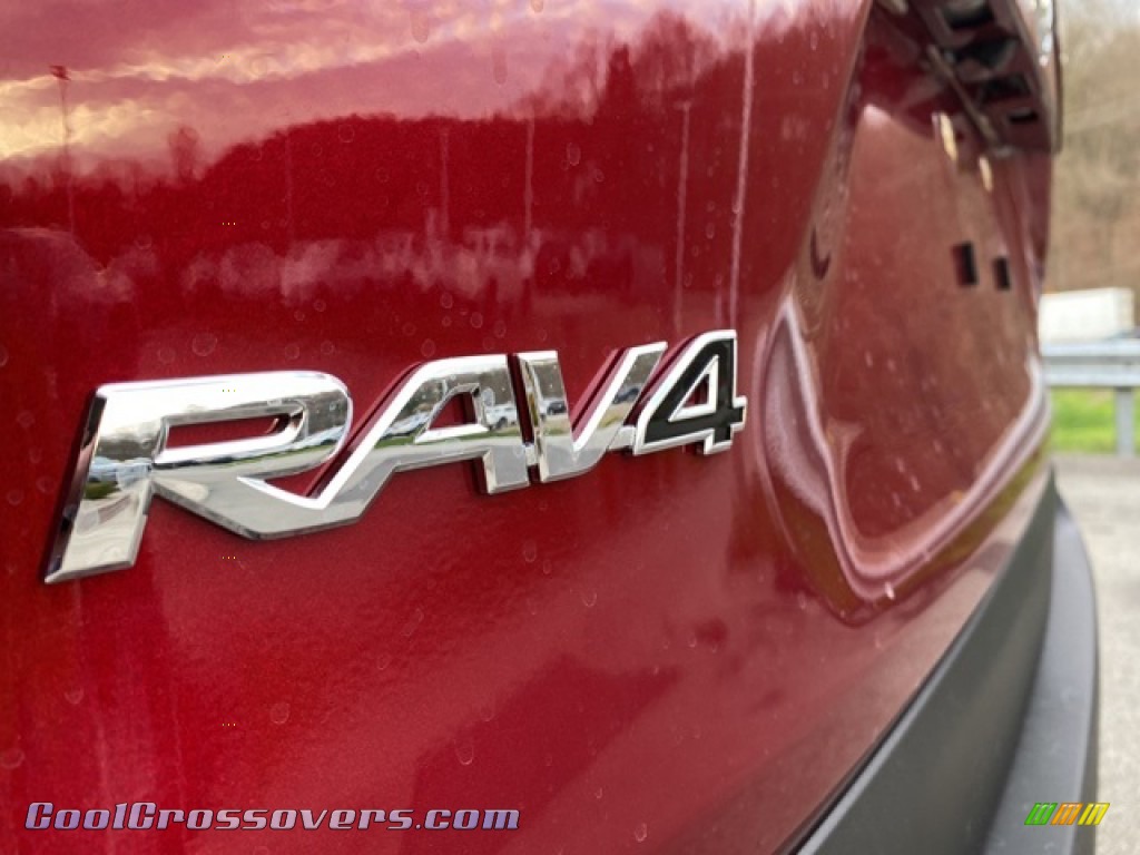 2021 RAV4 XLE Premium AWD - Ruby Flare Pearl / Black photo #32