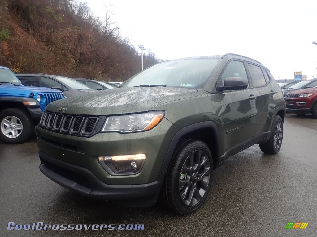 Olive Green Pearl / Black Jeep Compass 80th Special Edition 4x4