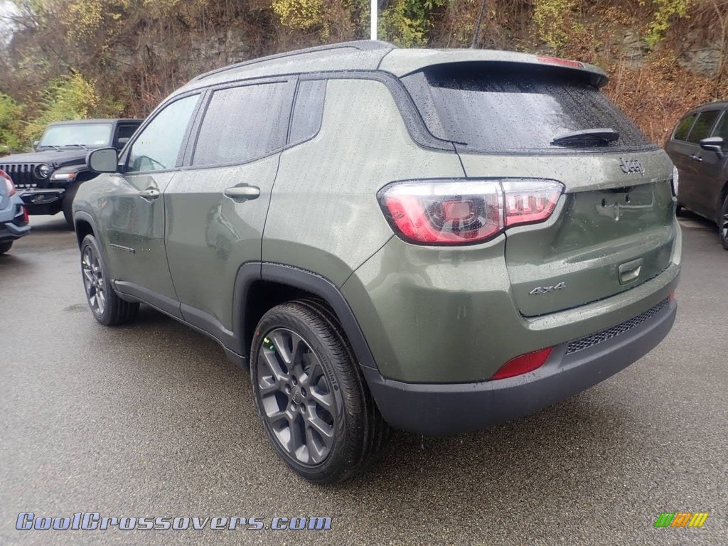 2021 Compass 80th Special Edition 4x4 - Olive Green Pearl / Black photo #8