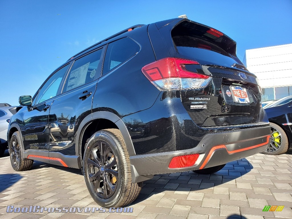 2021 Forester 2.5i Sport - Crystal Black Silica / Gray photo #4