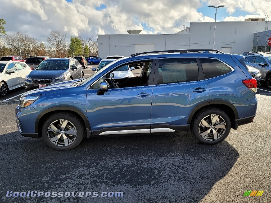 2020 Forester 2.5i Touring - Horizon Blue Pearl / Saddle Brown photo #19