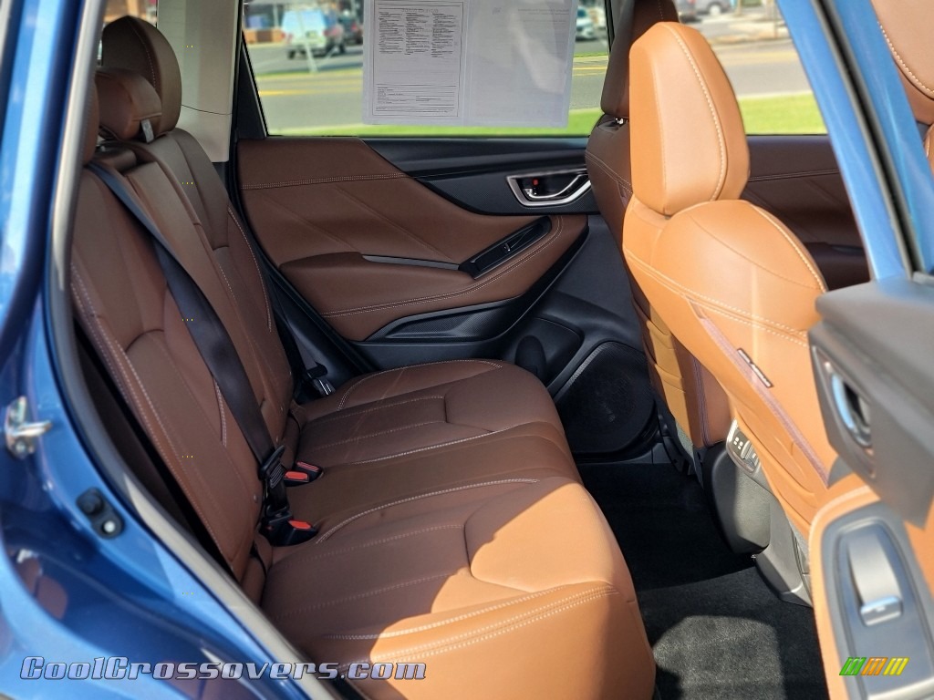 2020 Forester 2.5i Touring - Horizon Blue Pearl / Saddle Brown photo #29