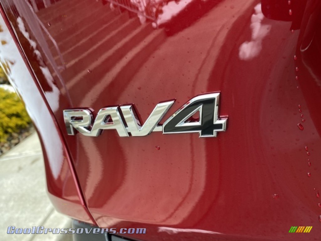 2021 RAV4 XLE AWD Hybrid - Ruby Flare Pearl / Light Gray photo #24
