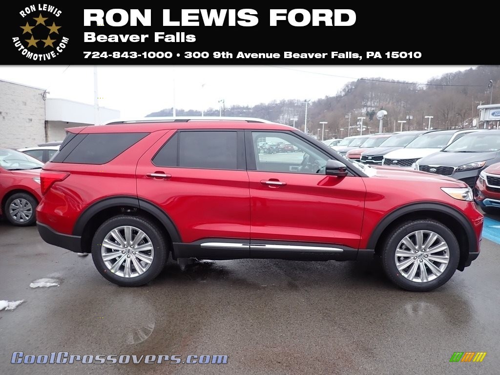 Rapid Red Metallic / Ebony Ford Explorer Limited 4WD