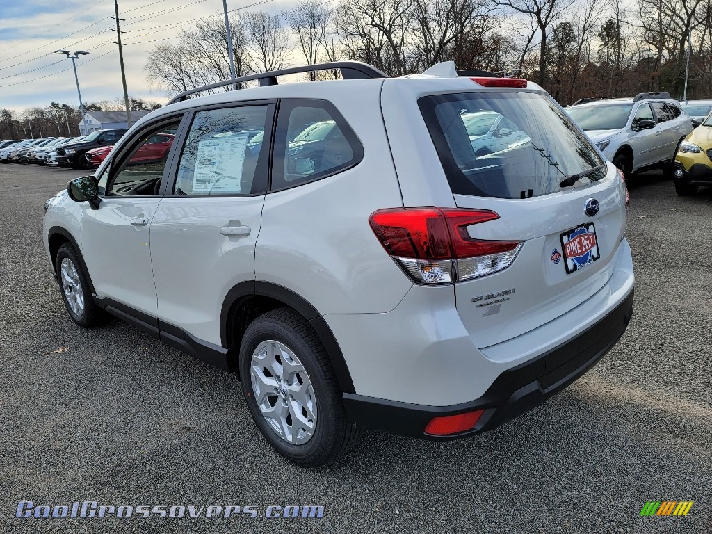 2021 Forester 2.5i - Crystal White Pearl / Gray photo #6