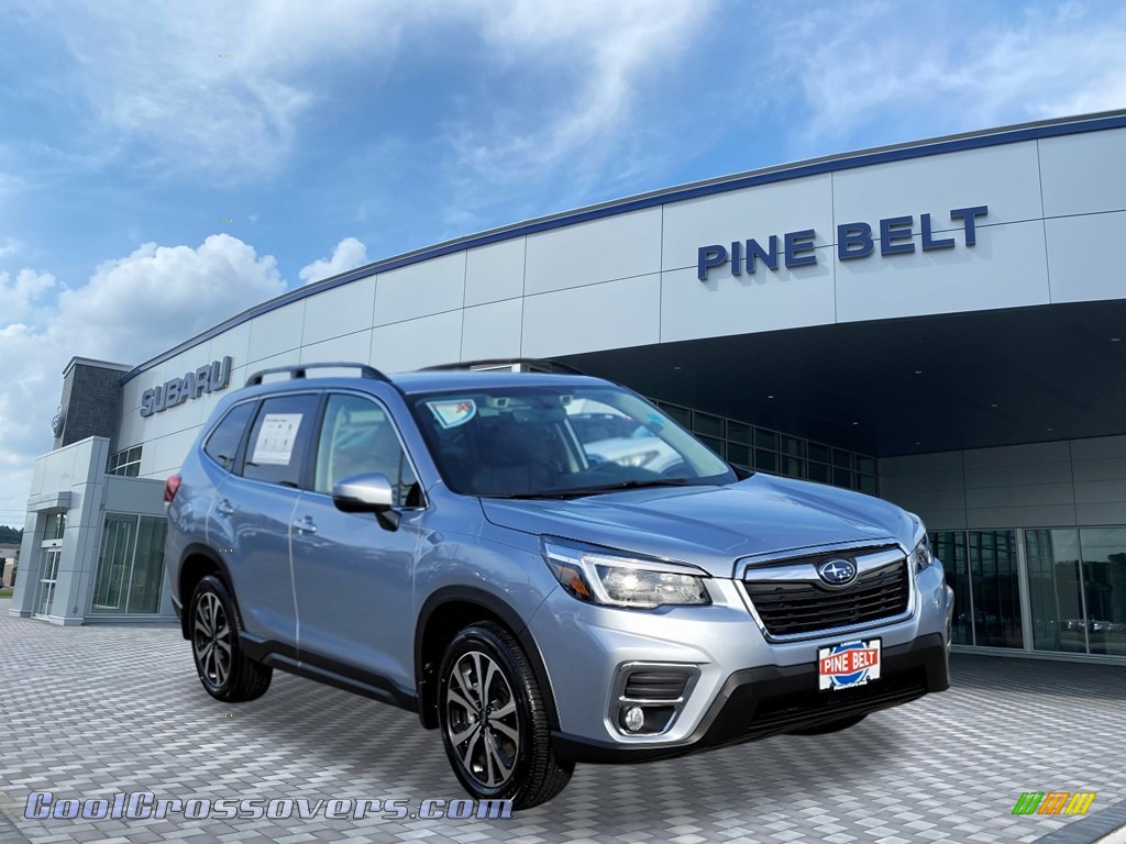2021 Forester 2.5i Limited - Ice Silver Metallic / Black photo #1