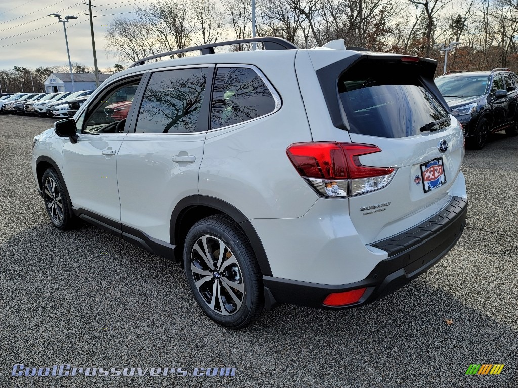 2021 Forester 2.5i Limited - Crystal White Pearl / Black photo #6