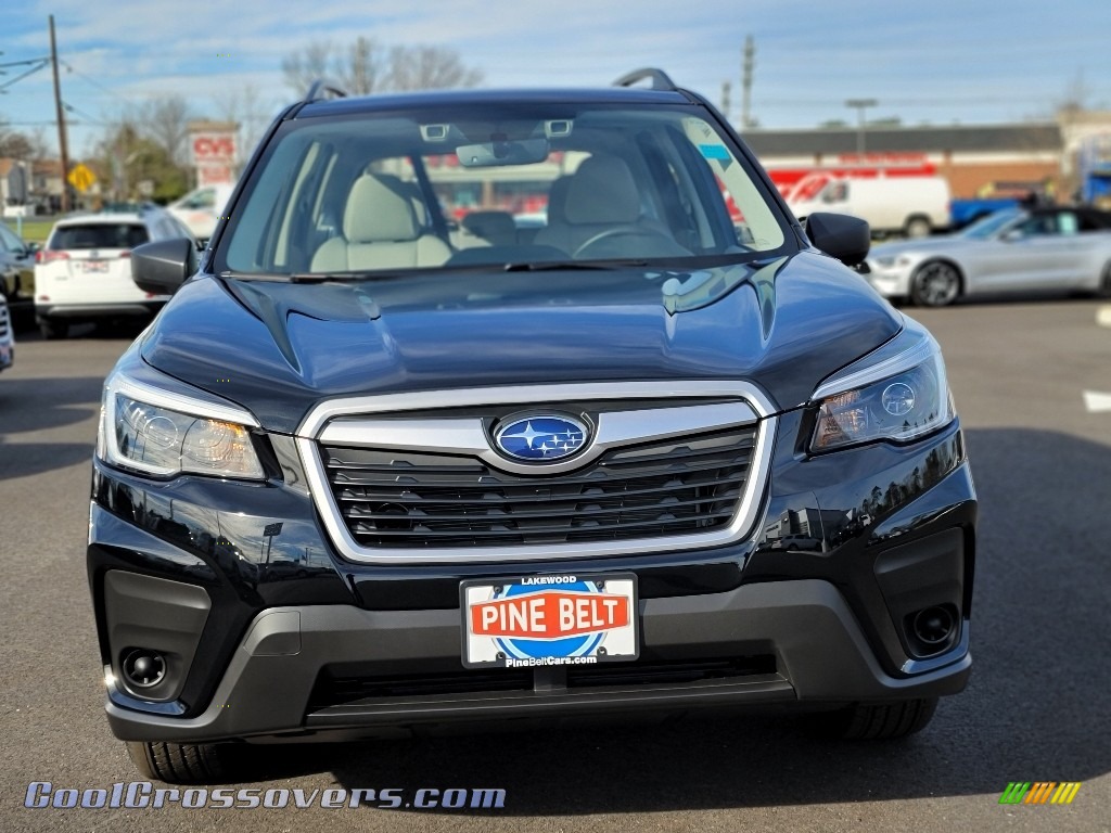 2021 Forester 2.5i - Crystal Black Silica / Gray photo #3