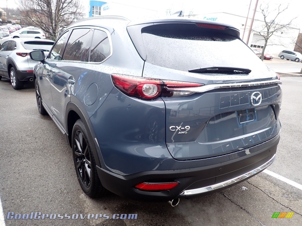 2021 CX-9 Carbon Edition AWD - Polymetal Gray / Red photo #6