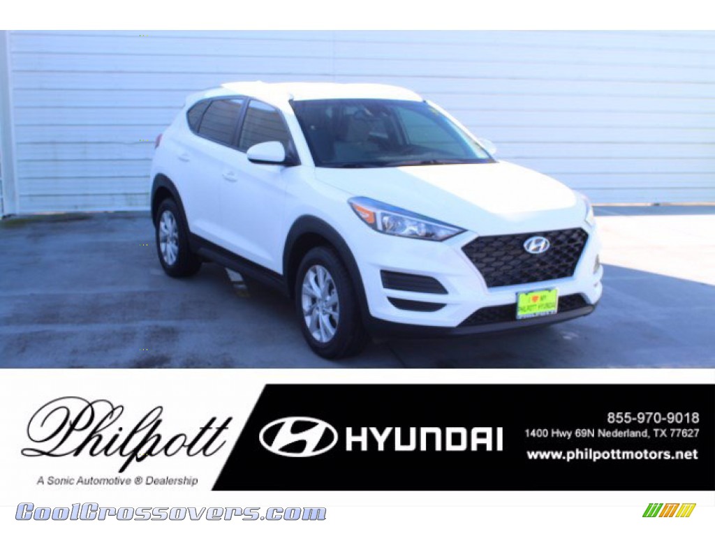White Cream / Gray Hyundai Tucson Value