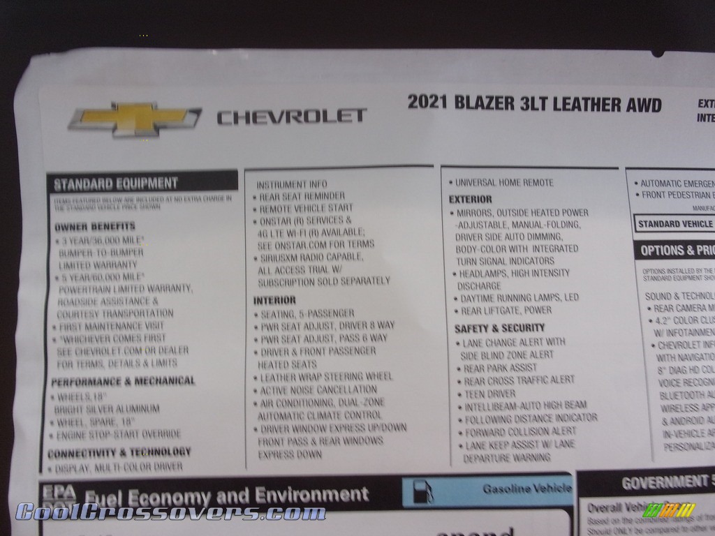 2021 Blazer LT AWD - Iron Gray Metallic / Jet Black photo #37