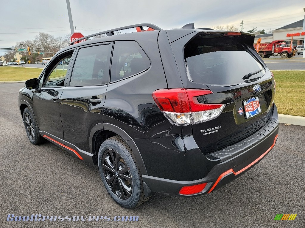 2021 Forester 2.5i Sport - Crystal Black Silica / Gray photo #6