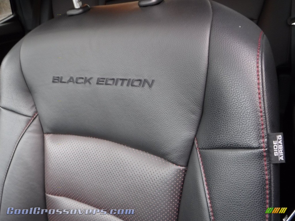 2018 Ridgeline Black Edition AWD - Crystal Black Pearl / Black/Red photo #6