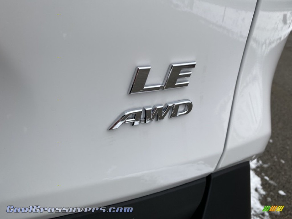 2021 RAV4 LE AWD - Super White / Black photo #21