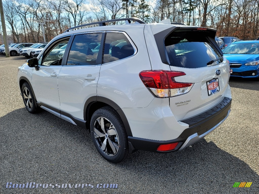 2021 Forester 2.5i Touring - Crystal White Pearl / Black photo #14