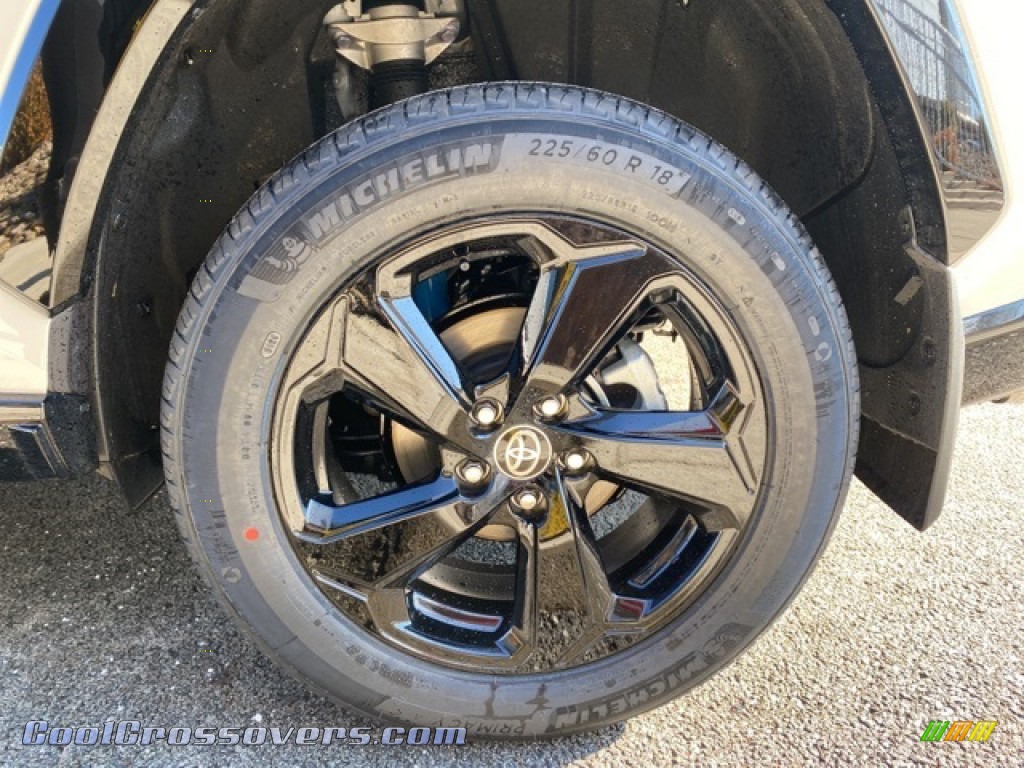 2021 RAV4 XSE AWD Hybrid - Super White / Black photo #36