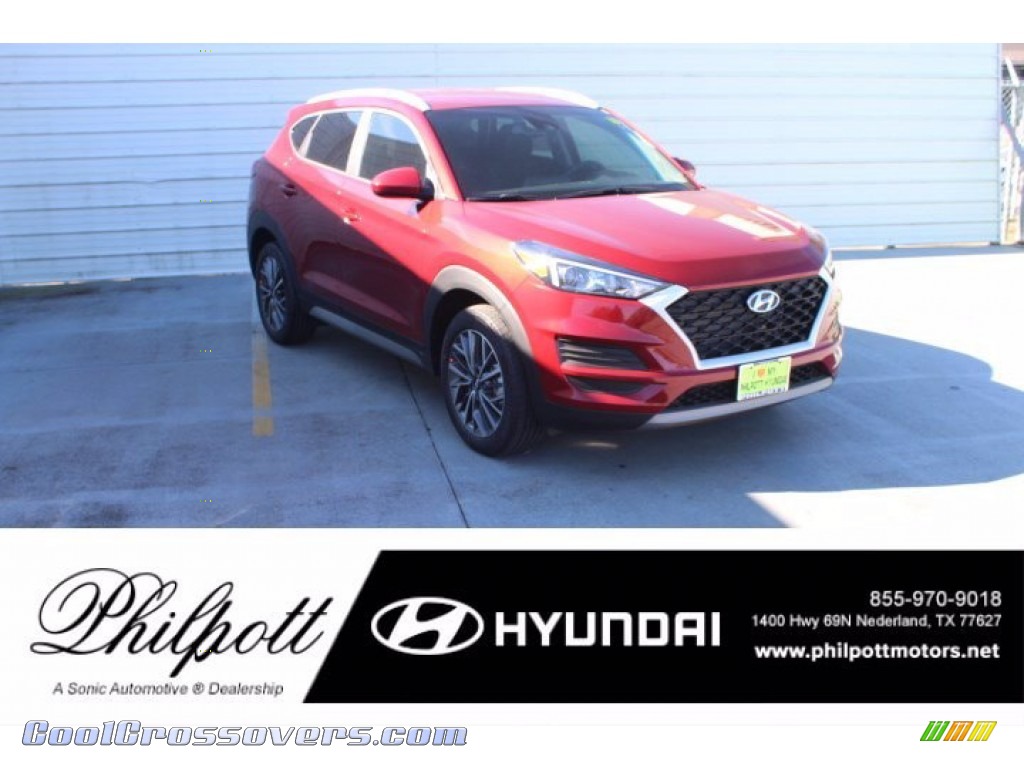 Red Crimson / Black Hyundai Tucson SEL