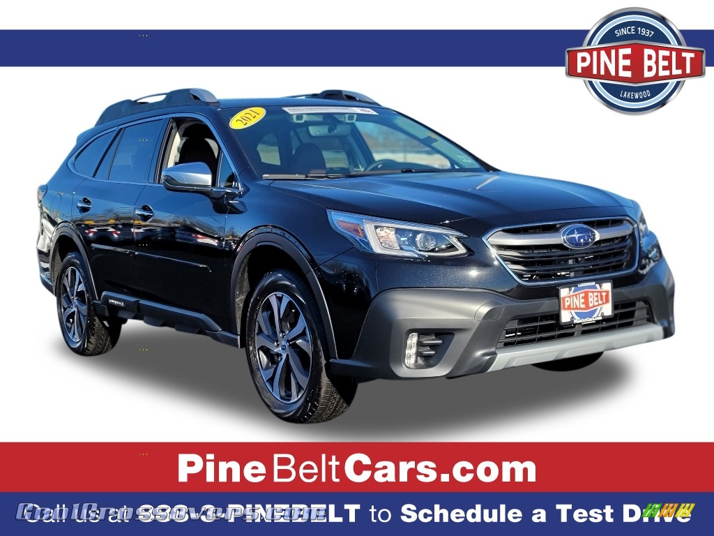 2021 Outback Touring XT - Crystal Black Silica / Java Brown photo #1