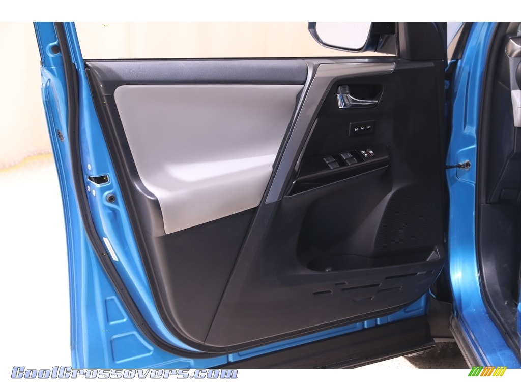 2016 RAV4 Limited Hybrid AWD - Electric Storm Blue / Ash photo #4