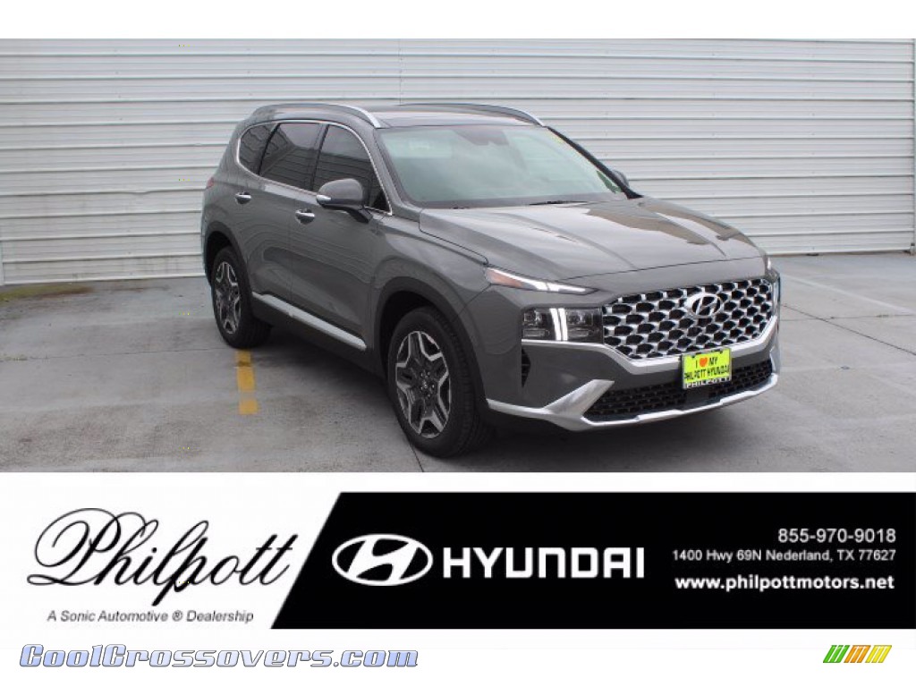 Hampton Gray / Black Hyundai Santa Fe Limited