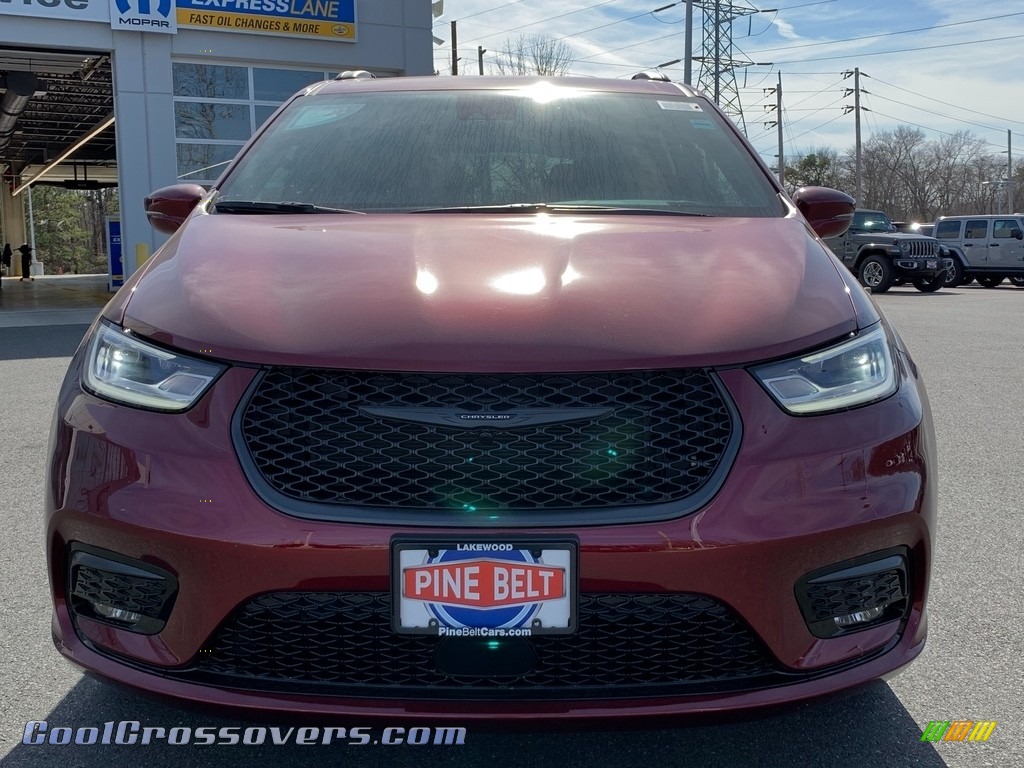 2021 Pacifica Touring L AWD - Velvet Red Pearl / Black photo #3