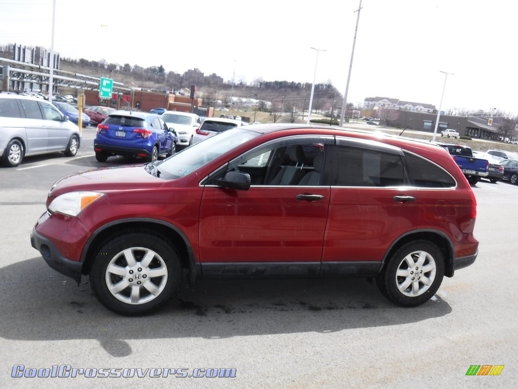 2007 CR-V EX 4WD - Tango Red Pearl / Gray photo #7