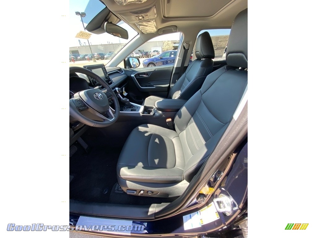 2021 RAV4 XLE Premium AWD - Blueprint / Black photo #2