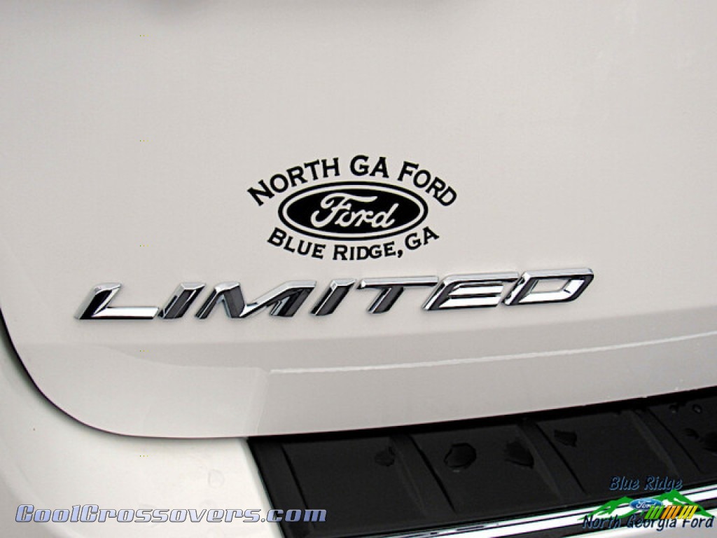 2021 Explorer Hybrid Limited 4WD - Star White Metallic Tri-Coat / Sandstone photo #34