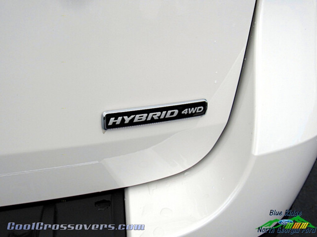 2021 Explorer Hybrid Limited 4WD - Star White Metallic Tri-Coat / Sandstone photo #35
