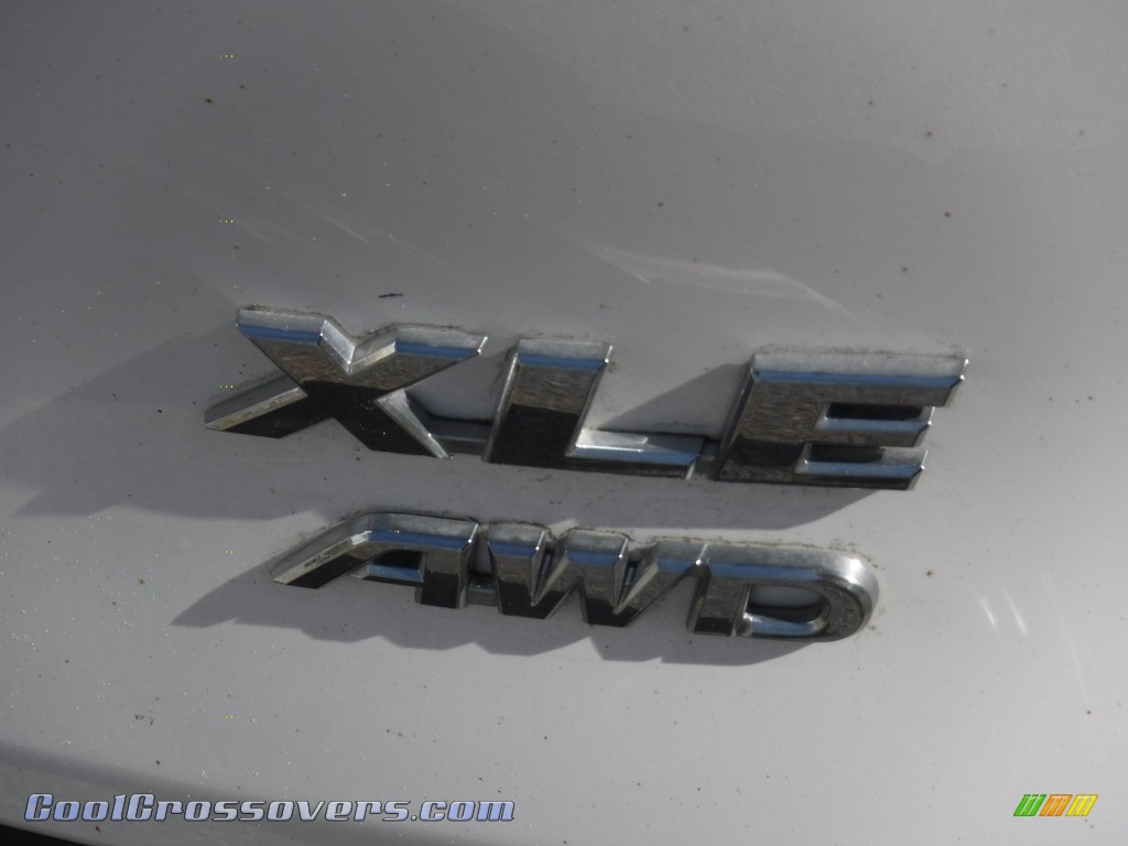 2019 RAV4 XLE AWD - Super White / Light Gray photo #18