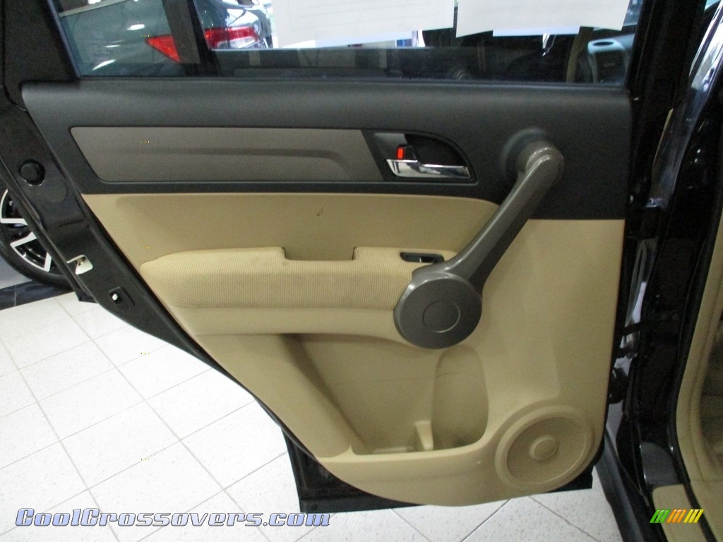 2009 CR-V EX 4WD - Crystal Black Pearl / Ivory photo #23