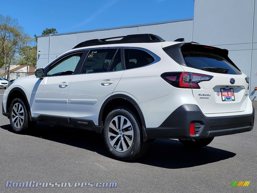 2021 Outback 2.5i Premium - Crystal White Pearl / Gray photo #6