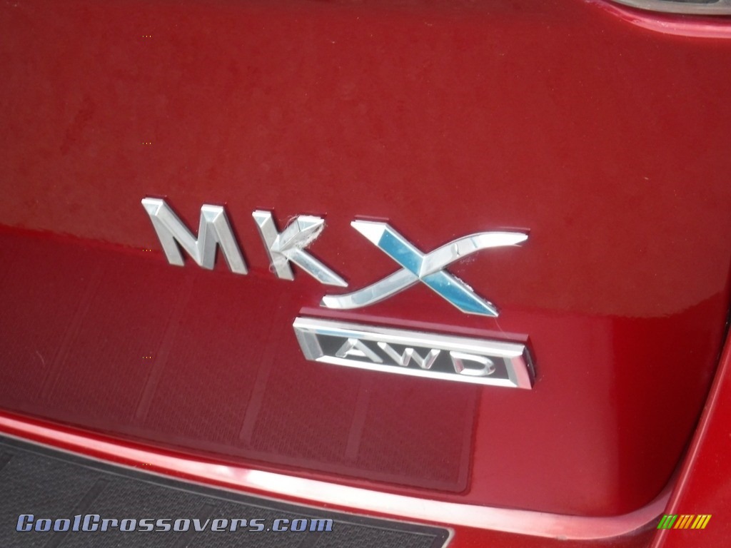 2013 MKX AWD - Ruby Red Tinted Tri-Coat / Medium Light Stone photo #11