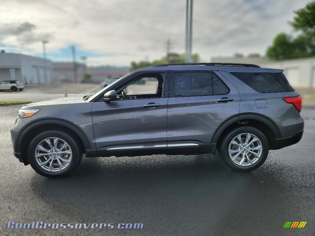 2021 Explorer XLT 4WD - Carbonized Gray Metallic / Ebony photo #18