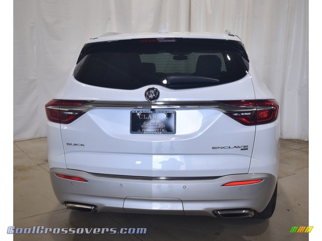 2018 Enclave Essence AWD - White Frost Tricoat / Shale photo #3