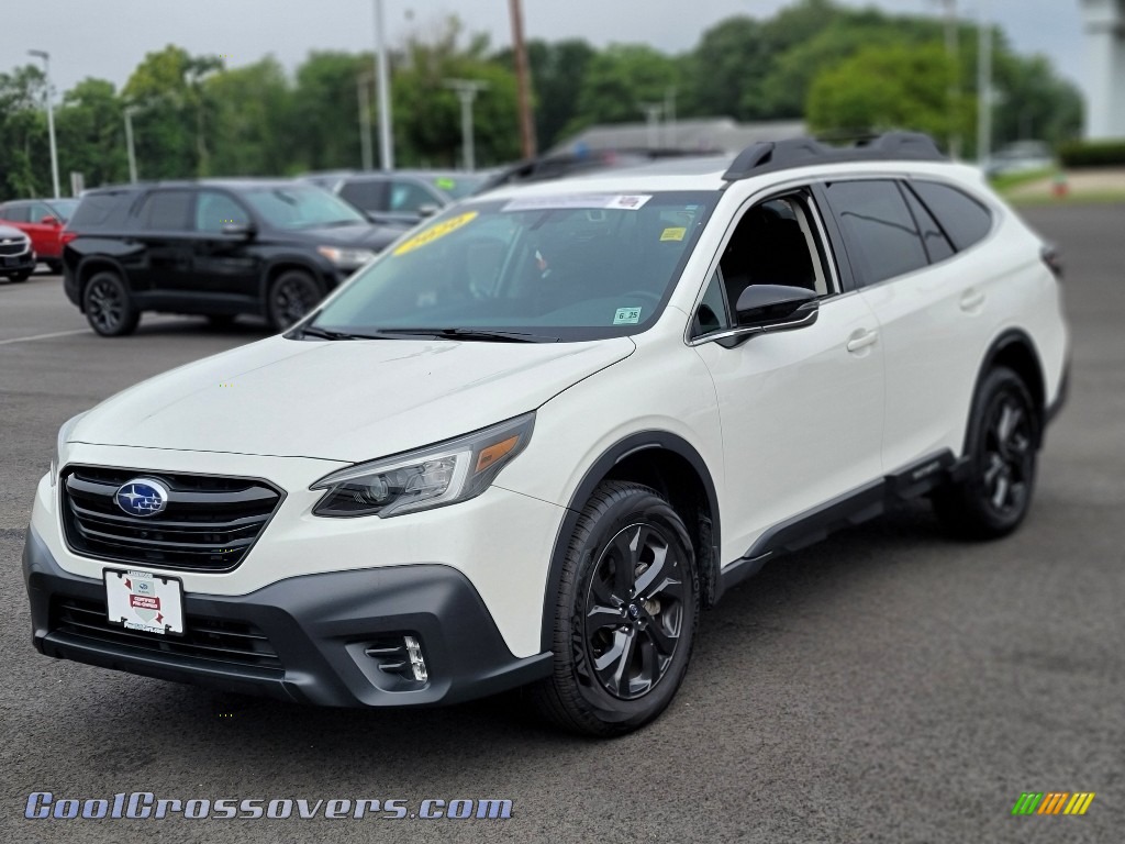 2020 Outback Onyx Edition XT - Crystal White Pearl / Gray StarTex photo #1
