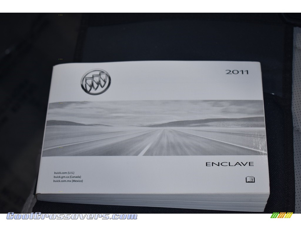 2011 Enclave CXL AWD - White Diamond Tricoat / Titanium/Dark Titanium photo #19