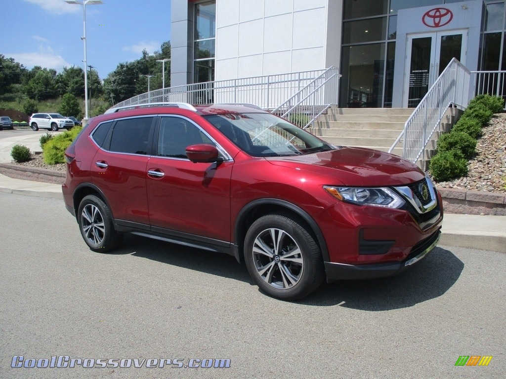 2019 Rogue SV AWD - Scarlet Ember / Charcoal photo #1