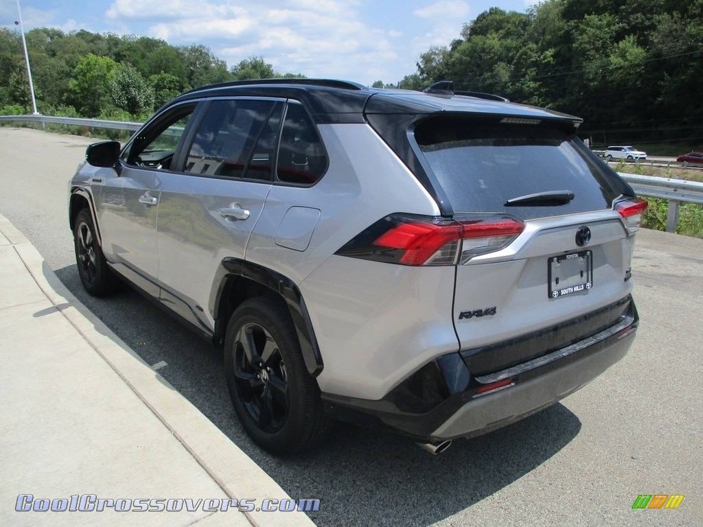 2020 RAV4 XSE AWD Hybrid - Silver Sky Metallic / Black photo #6