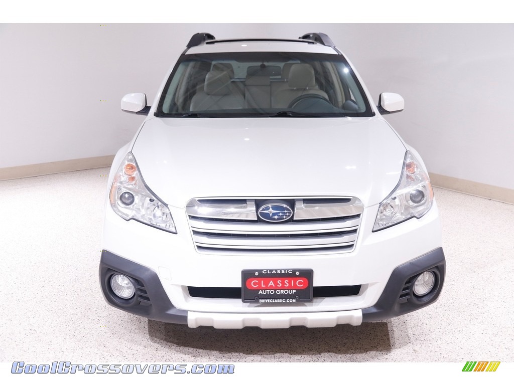 2013 Outback 3.6R Limited - Satin White Pearl / Off Black Leather photo #2