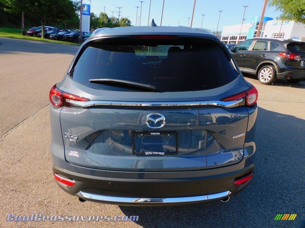 2021 CX-9 Carbon Edition AWD - Polymetal Gray / Red photo #3