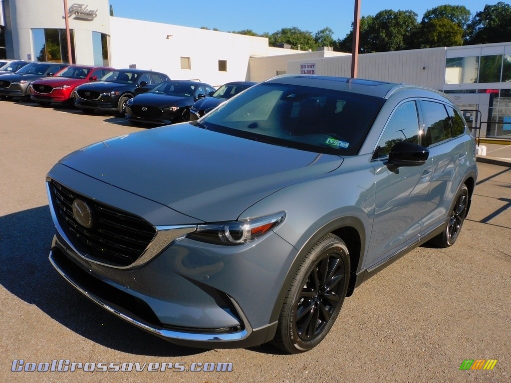 2021 CX-9 Carbon Edition AWD - Polymetal Gray / Red photo #7