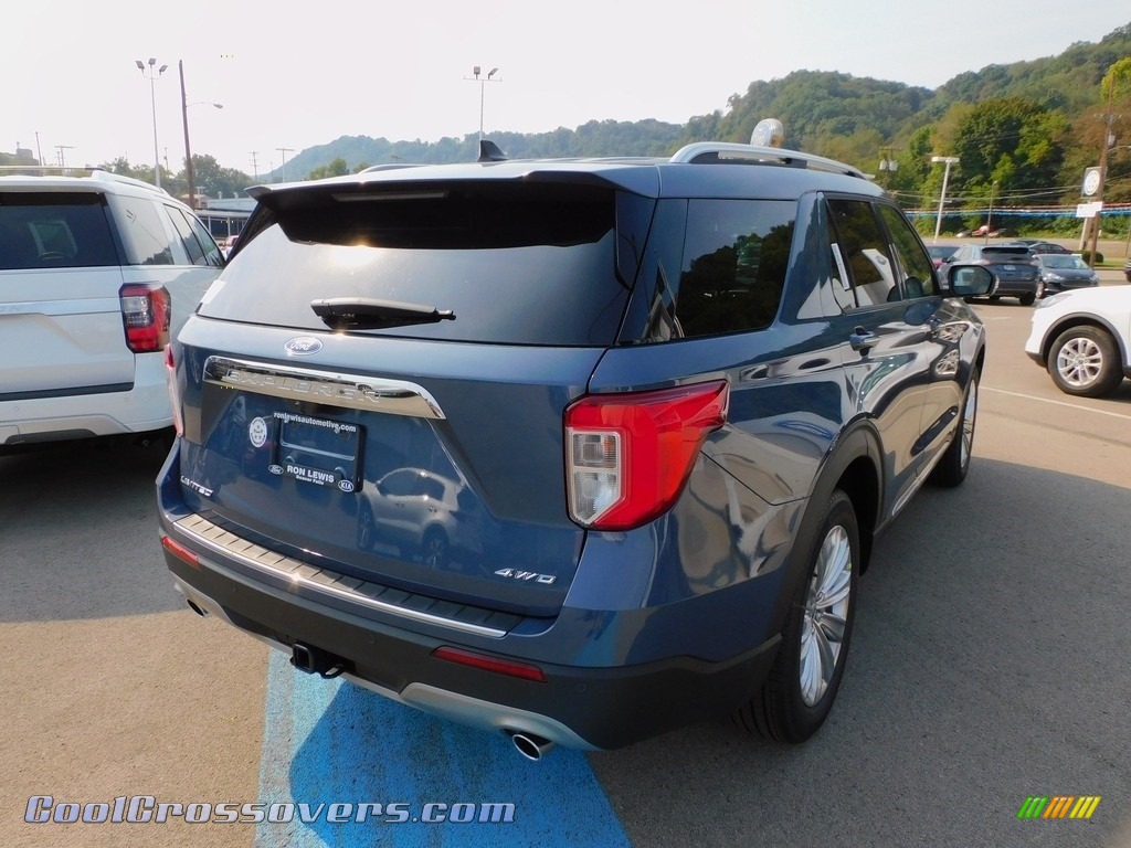 2021 Explorer Limited - Infinite Blue Metallic / Sandstone photo #2 2021 Explorer Limited - Infinite Blue Metallic / Sandstone photo #2