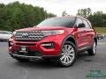Ford Explorer Hybrid Limited 4WD Rapid Red Metallic photo #1