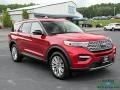 Ford Explorer Hybrid Limited 4WD Rapid Red Metallic photo #7